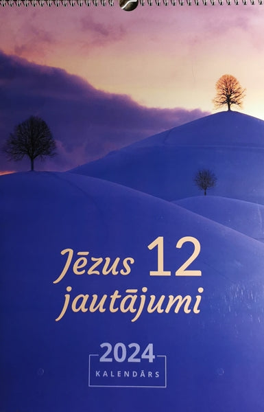 Kalendārs 2024 -Jēzus 12 jautājumi (sienas)